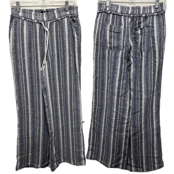 American Original REWASH Wide-Leg Linen-Blend Pants size Small - Picture 2 of 6